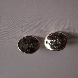 Tiffany & Co Sterling Silver Cuff Links